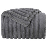 Koce narzutowe 6 pcs Ciemnoszary 200 x 150 cm Polar