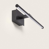 Czarny Kinkiet nad obraz 2W CRI90 na Baterie 40cm Abruzzo Vinci