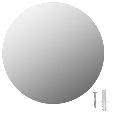 vidaXL Lustro ścienne bez ramy, okrągłe, 30 cm, szkło