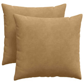 Poduszki na sofę 2 pcs Brązowy 45 x 45 cm Tkanina sztruksowa