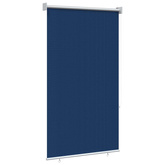 Roleta zewnętrzna 90% blokada UV niebieski 80 x 140 cm HDPE