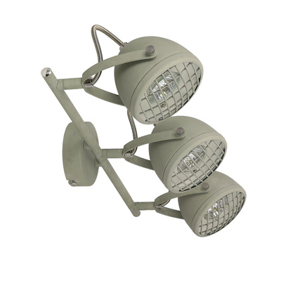 Lampa ścienna listwa 3X50W GU10 betonowy szary PENT 93-68064