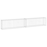 Ściana gabionowa z pokrywami, galwanizowana stal, 300x30x50 cm