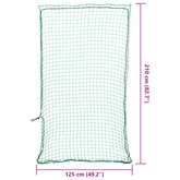 Siatka na przyczepę, z elastyczną linką, zielona, 2,1x1,25m, PP