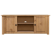 vidaXL Szafka pod TV, 120x40x50 cm, lita sosna, seria Panama