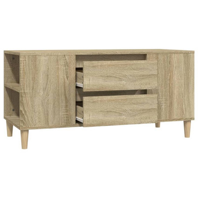 vidaXL Szafka pod TV, dąb sonoma, 102x44,5x50 cm