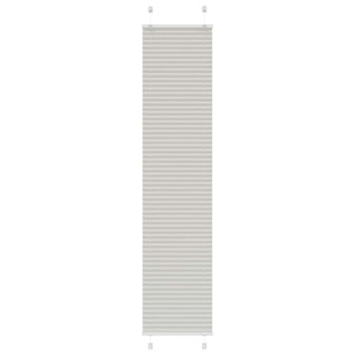 Roleta plisowana jasnoszara 40x200 cm Szerokość tkaniny 39,4 cm