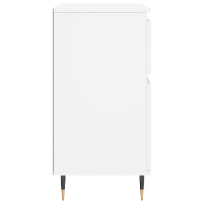 vidaXL Komoda, biała, 60x35x70 cm, materiał drewnopochodny wariant 5