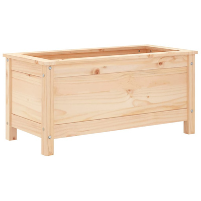 vidaXL Donica ogrodowa, 82,5x40x39 cm, lite drewno sosnowe