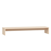 vidaXL Podstawka na monitor, 100x27x15 cm, lite drewno sosnowe