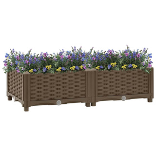 Donica do podniesionej rabaty, 80x40x23 cm, polipropylen