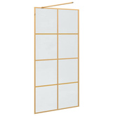 Ściana prysznicowa typu walk-in złoty 100 x 195 cm