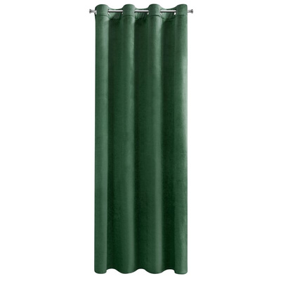 Zasłona Rosa ciemnozielona 140x250