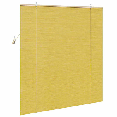 Roleta żółty 150 x 160 cm Bambus