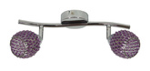 Lampa sufitowa CLEAR listwa regulowana 2-punktowa do salonu metalowa