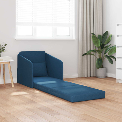 Sofa Bed Niebieski 65 x 80 x 83 cm tkanina