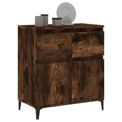 vidaXL Komoda, przydymiony dąb, 60x35x70 cm, materiał drewnopochodny model standard