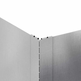 Krawężnik do trawnika 4 szt. 60 x 60 x 20 cm Stal srebrny