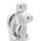 Rzeźba Srebrny 10 x 16 x 49 cm Aluminium