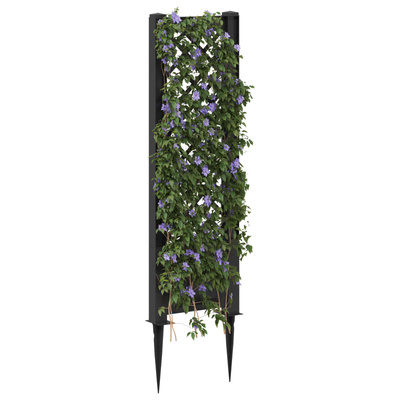 Trellis z gwoździem antracytowy 43 x 6 x 165 cm PP