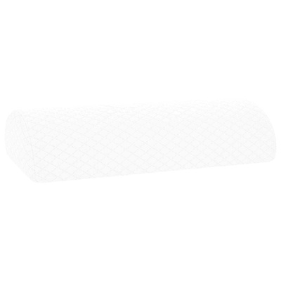Poduszka na nogi Gładki Biały 52 x 20 x 12 cm Pianka z pamięcią