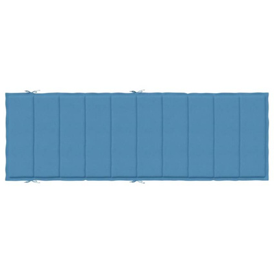 vidaXL Poduszka na leżak, niebieski melanż, 186x58x3 cm, tkanina