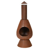 ProGarden Palenisko z kominem Ambient, 110 cm, rdzawe