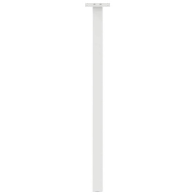 Nogi do stołu konsolowego 4 szt. Białe 72 cm Stalowe