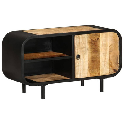 vidaXL Szafka pod TV, 90x30x48 cm, surowe drewno mango