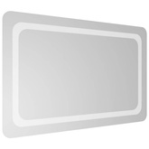 vidaXL Lustro łazienkowe z LED, 50x80 cm