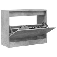 Szafka na buty, szarość betonu, 80x34x63 cm