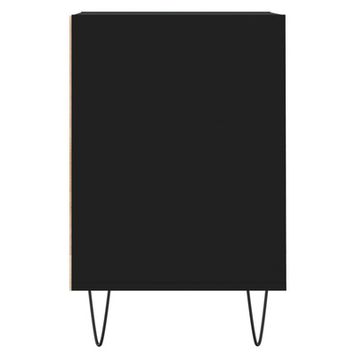 vidaXL Szafka pod TV, czarna, 160x35x55 cm, materiał drewnopochodny