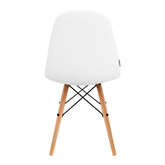 4Rico Krzesło skandynawskie QS-185 eco skóra białe 147832