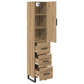 Highboard Dąb rzemieślniczy 34,5 x 34 x 180 cm