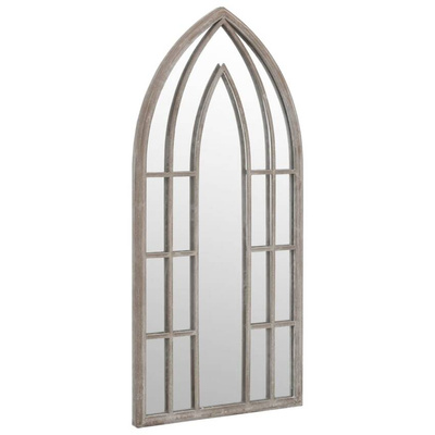 vidaXL Lustro ogrodowe, piaskowe, 100x45 cm, żelazne model standard