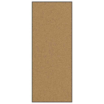 Dywanik wejściowy Kremowy i czarny 120 x 300 cm Poliamid i PVC