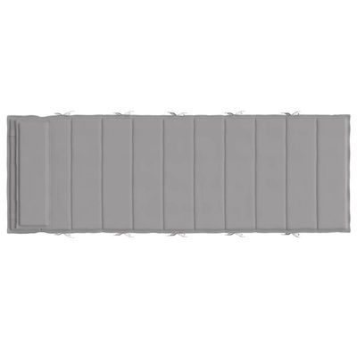 vidaXL Poduszka na leżak, szara, 180x60x3 cm, tkanina Oxford