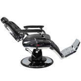 Gabbiano fotel barberski Pietro czarny 133508