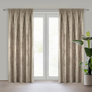 Zasłona Estel ciemnobeżowa 140x270