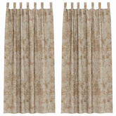 Zasłony z weluru 2 pcs szampański 245 x 140 cm Aksamit