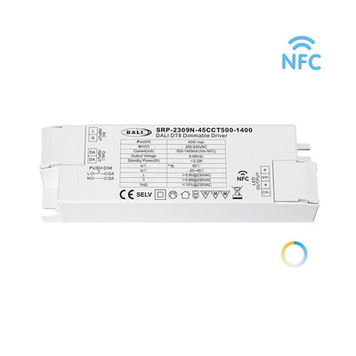 Zasilacz LED 45W 500-1400mA DALI DT8 NFC