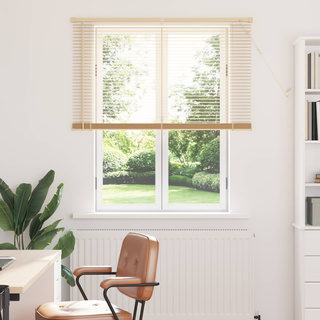 Żaluzja wenecka Jasnobrązowy ze wzorem 150 x 120 cm 25 mm PVC