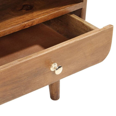 vidaXL Szafka pod TV, 90 x 35 x 47 cm, lite drewno mango