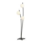 Lampa stojąca HUNTER LP3 BLACK/OPAL