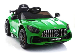 Auto Pojazd Na Akumulator Mercedes GT R Dla Dzieci Światła LED MP3 Zielony
