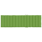 vidaXL Poduszka na leżak, zielony melanż, 200x60x4 cm