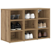 Szafka na buty 77,5 x 30 x 51 cm Materiał drewnopochodny