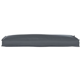 Poduszka Antracyt 110 x 40 x 8 cm Materiał Oxford