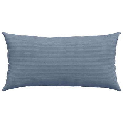 Poduszki na sofę 2 pcs Niebieski 80 x 40 cm Tkanina sztruksowa