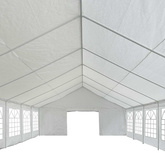 Namiot imprezowy z PE, 5 x 8 m, biały